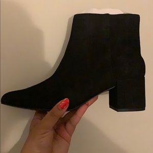 Other Stories black suede bootie